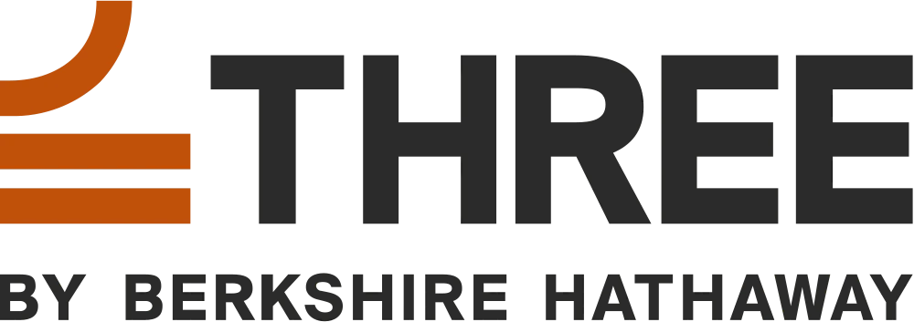 THREE by Berkshire Hathaway logo
